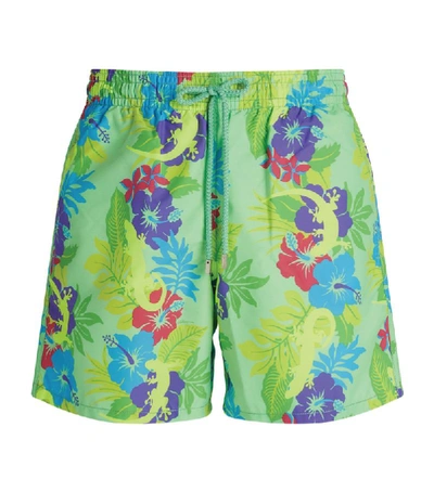 Shop Vilebrequin Floral Swim Shorts
