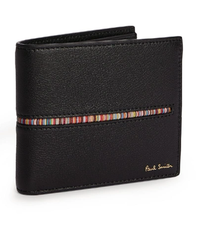 Shop Paul Smith Signature Stripe Leather Bifold Wallet
