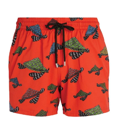Shop Vilebrequin Turtle Swim Shorts