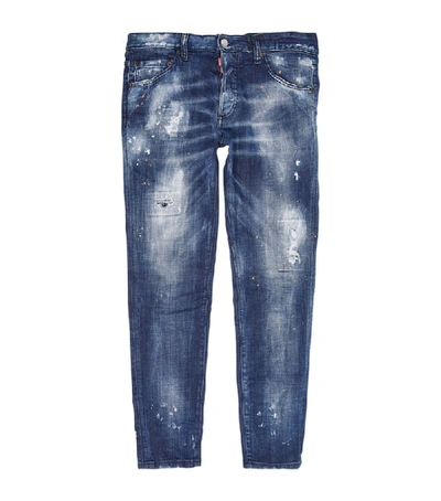 Shop Dsquared2 Skinny Bleached Jeans