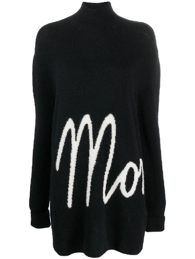 Shop Moncler Sweater With Logo In Black