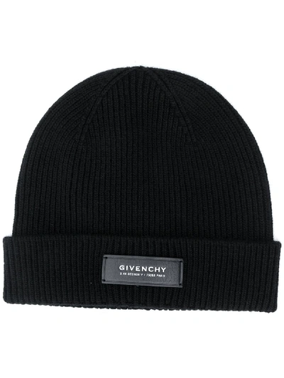 Shop Givenchy Wool Beanie In Black