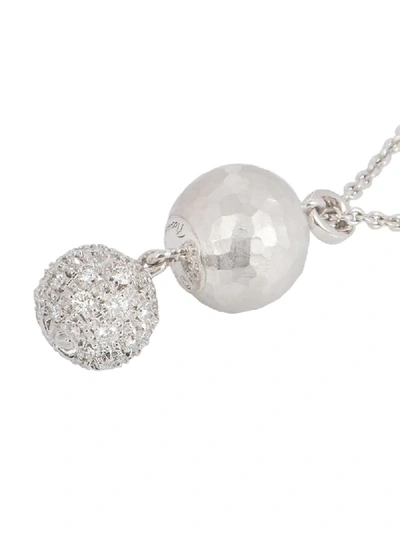 Shop Tiffany & Co 18kt White Gold Diamond Paloma Picasso Necklace