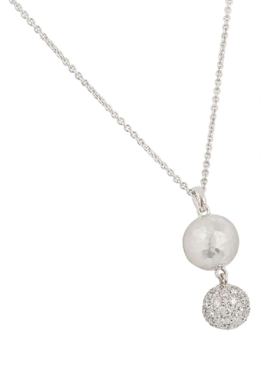 Shop Tiffany & Co 18kt White Gold Diamond Paloma Picasso Necklace