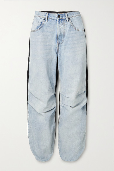 alexander wang two tone jeans