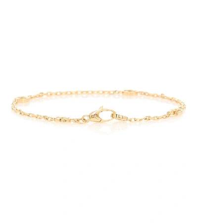 Shop Gucci Interlocking G 18kt Gold Bracelet