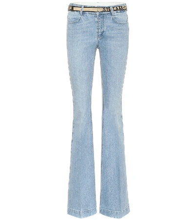 Shop Stella Mccartney Low-rise Flared Jeans In Blue