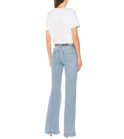 Shop Stella Mccartney Low-rise Flared Jeans In Blue