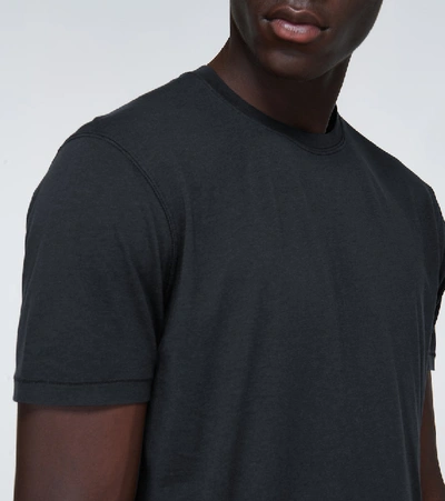 Shop Tom Ford Slim-fit Short-sleeved T-shirt In Black