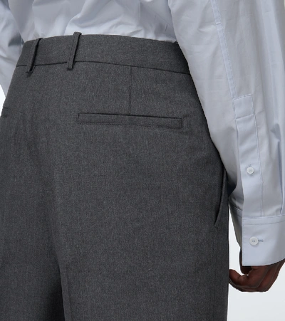 Shop Oamc Idol Straight-leg Wool Pants In Grey