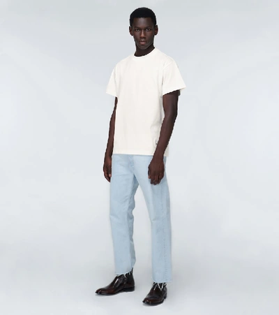 Shop Jil Sander Organic Cotton Three-pack T-shirts In White