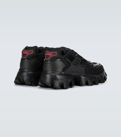 Shop Prada Cloudbust Thunder Sneakers In Black