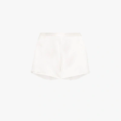 Shop La Perla Schlaf-shorts In Weiss