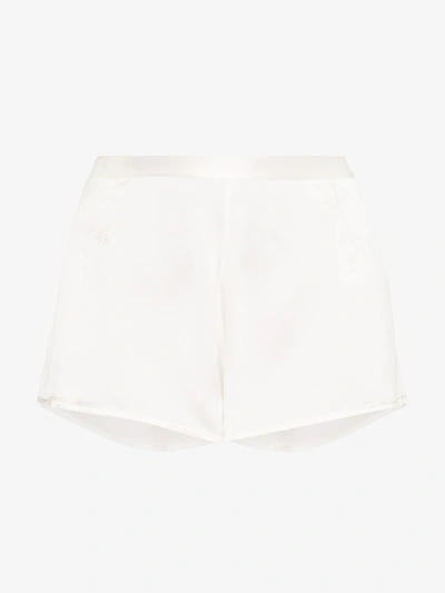 Shop La Perla Schlaf-shorts In Weiss