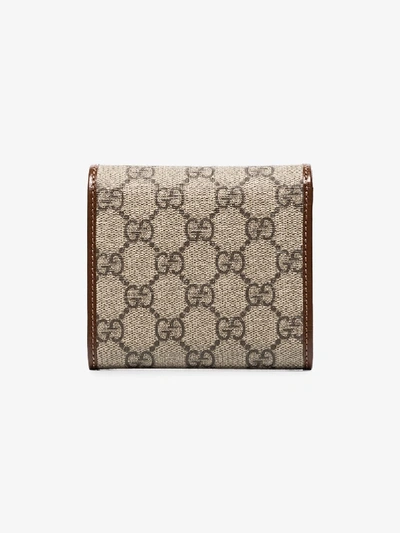 Shop Gucci Brown Horsebit 1955 Small Wallet