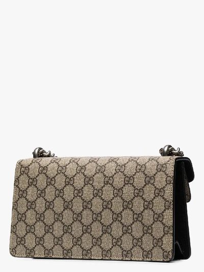 Shop Gucci Neutral Dionysus Gg Supreme Shoulder Bag In Neutrals