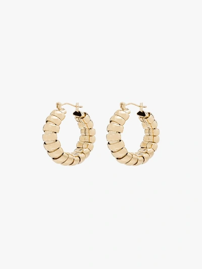 Shop Laura Lombardi Gold-plated Camilla Hoop Earrings