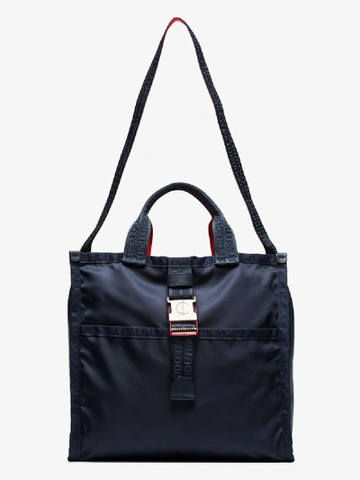 Shop Christian Louboutin Shopper Mit Schnalle In Blue