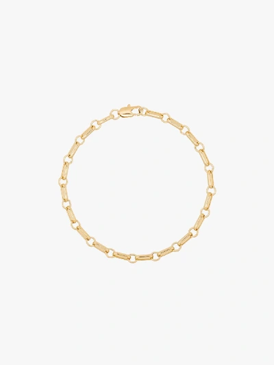 Shop Laura Lombardi Gold-plated Bar Chain Anklet
