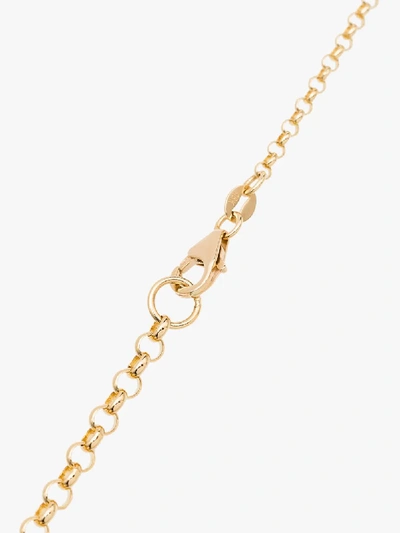 Shop Foundrae 18k Yellow Gold Wholeness Medium Belcher Chain Diamond Necklace