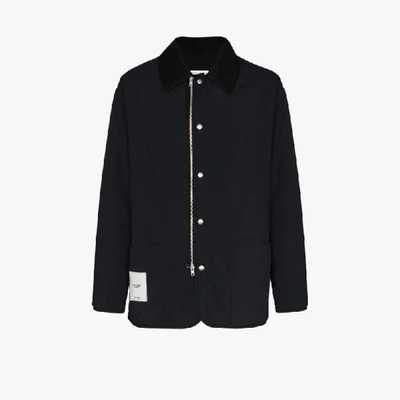 Shop Maison Margiela Recycled Shell Hunting Jacket In Black