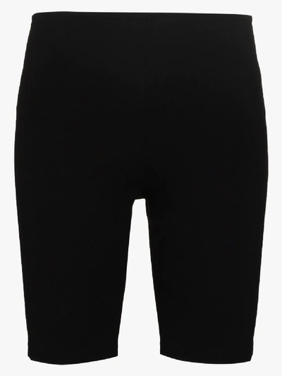 Shop Paco Rabanne Milano Cycling Shorts In Black