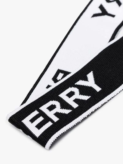 Shop Burberry Logo-jacquard Headband In Black