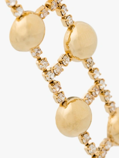 Shop Rosantica Gold Tone Sphere Crystal Earrings