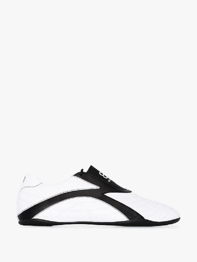 Shop Balenciaga White Zen Sneakers