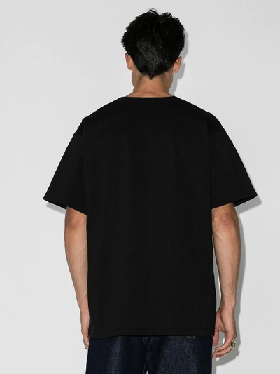 Shop Gucci Logo-print T-shirt In Black