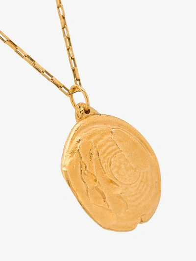 Shop Alighieri Gold-plated The Nebulous Whirlpool Necklace