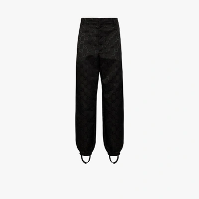 Shop Gucci Jogginghose Mit Monogramm In Black