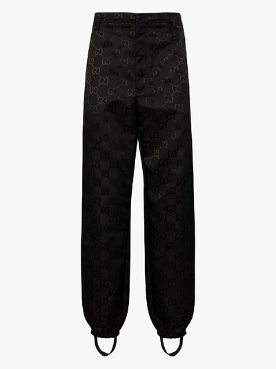 Shop Gucci Jogginghose Mit Monogramm In Black