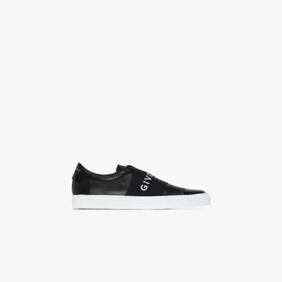Shop Givenchy White Black Two Tone Leather Sneakers
