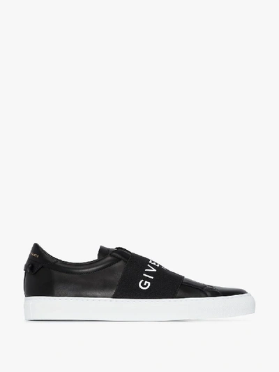 Shop Givenchy White Black Two Tone Leather Sneakers