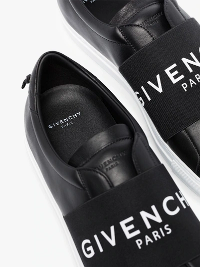 Shop Givenchy White Black Two Tone Leather Sneakers