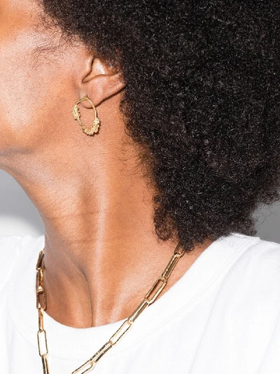 Shop Alighieri Gold-plated Unreal City Hoop Earrings