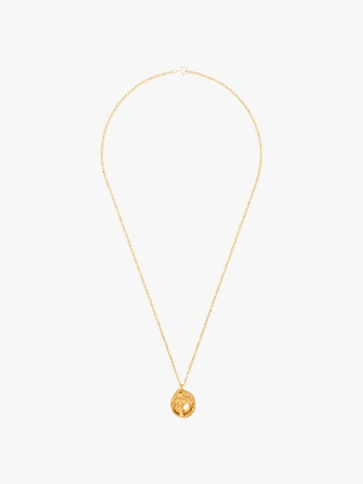 Shop Alighieri Gold-plated The Evening Shadow Necklace