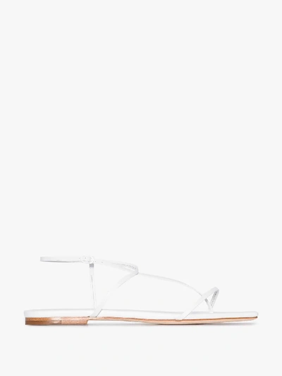 STUDIO AMELIA WHITE 1.22 LEATHER SANDALS 122LTRWHT15304606