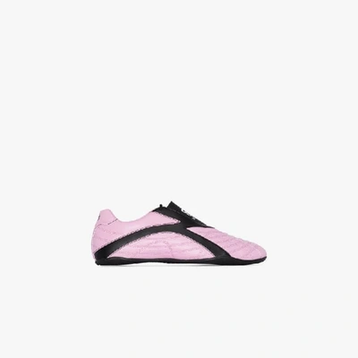 Shop Balenciaga Pink Zen Sneakers