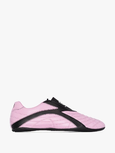 Shop Balenciaga Pink Zen Sneakers