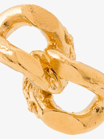 Shop Alighieri Gold-plated The Fractured Link Earrings