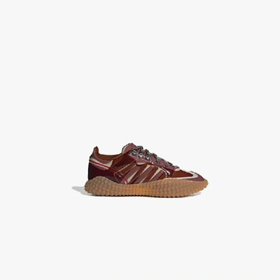 Shop Adidas Originals Red Polta Akh I Sneakers In Pink