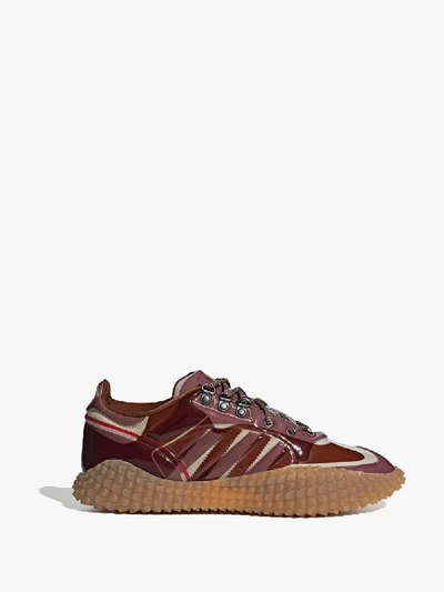 Shop Adidas Originals Red Polta Akh I Sneakers In Pink