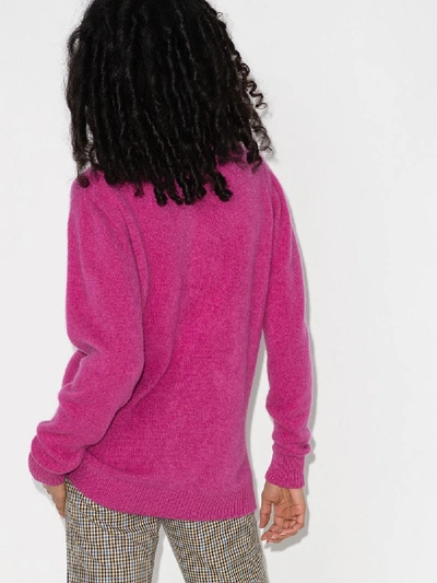 Shop The Elder Statesman Simple Cashmere Sweater In Pink