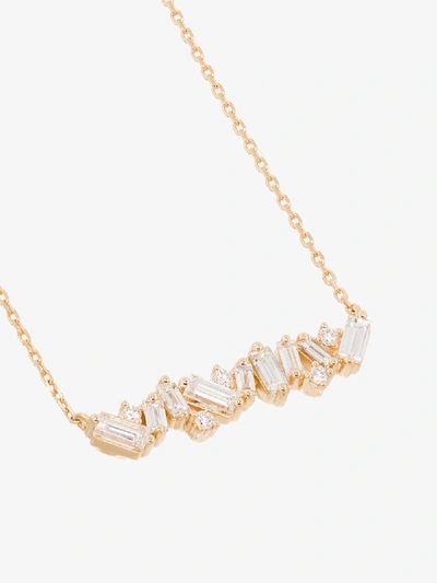 Shop Suzanne Kalan 18k Yellow Gold Frenzy Diamond Pendant Necklace In Metallic