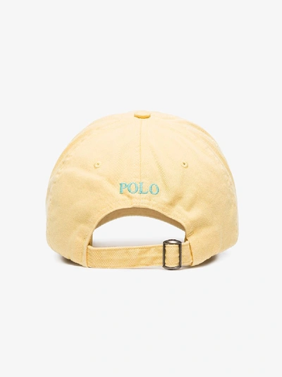 Shop Polo Ralph Lauren Yellow Polo Pony Cotton Cap