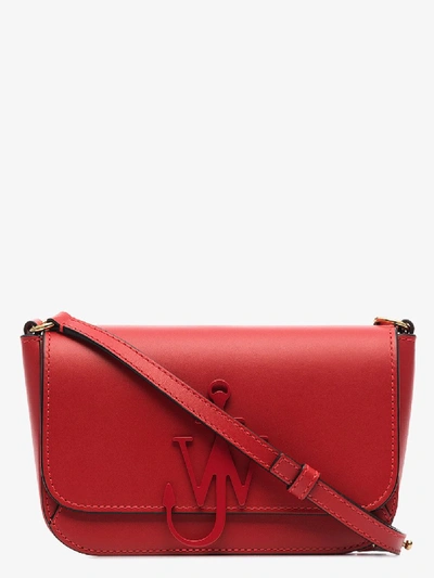 Shop Jw Anderson "nano" 'anchor' Umhängetasche In Red