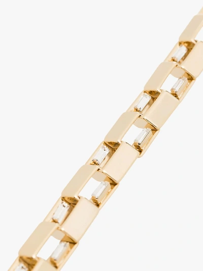 Shop Rosantica Gold Tone Square Chain Crystal Bracelet