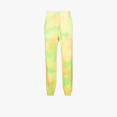 Shop John Elliott Yellow Marble Cotton Sweatpants